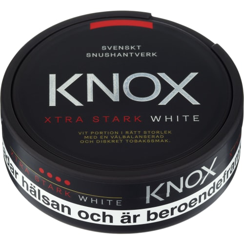 Knox Xtra Stark White Portionssnus