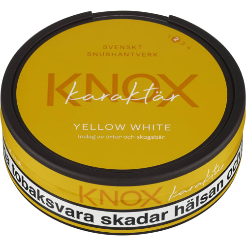 Knox Yellow White Vit Portionssnus