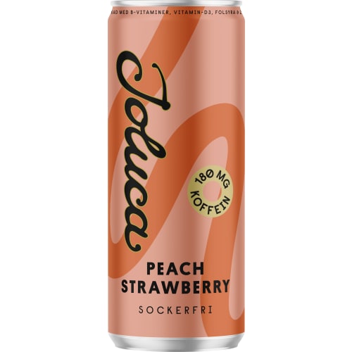Peach Strawber Energidryck Burk