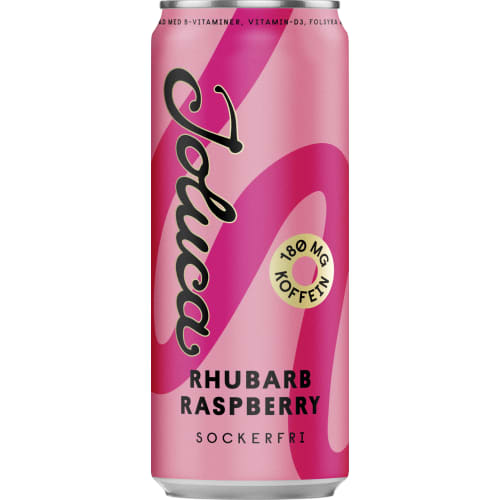 Rhubarb Raspberry Energidryck Burk