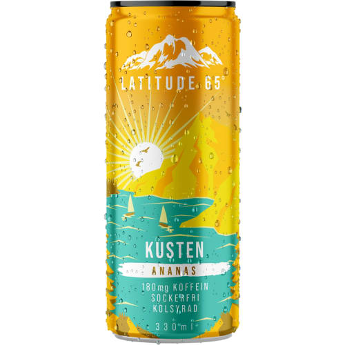 Kusten Ananas Energidryck, Burk