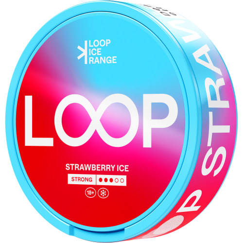 Loop Strawberry Ice Stron Tobaksfritt Snus