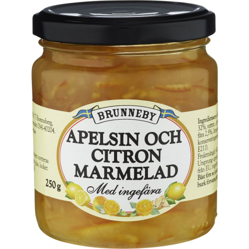Citronmarmelad Apelsin med Ingefära
