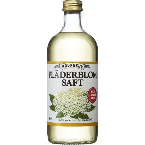 Fläderblom Extra Koncentrerad Saft Glas