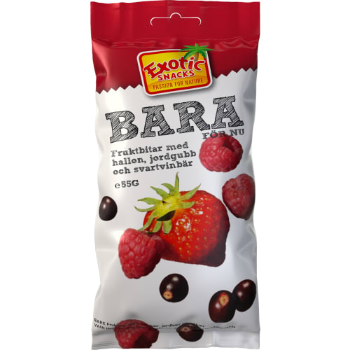 Bara För Nu Jordgubb & Hallon Svartvinbär