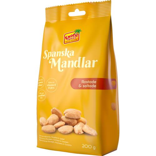 Spanska Mandla Rostade & Saltade