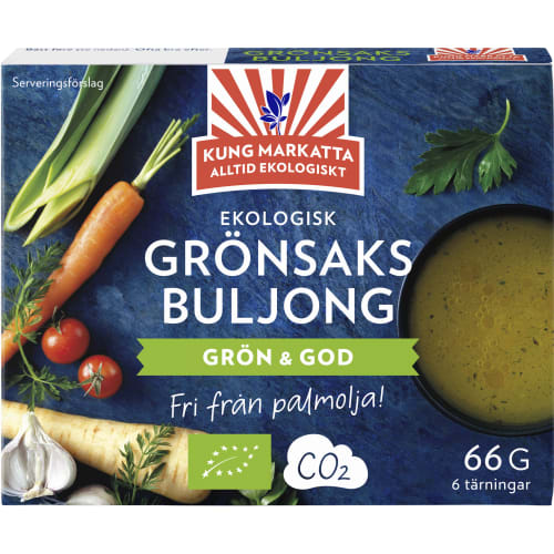 Grönsakbuljong Ekologisk Tärningar