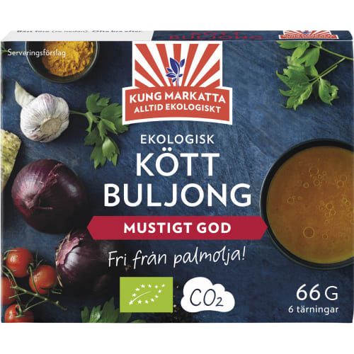 Köttbuljong Ekologiska Tärningar