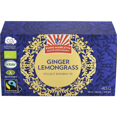 Ginger Lemon Ingefära Citrongräs Rooibos Te
