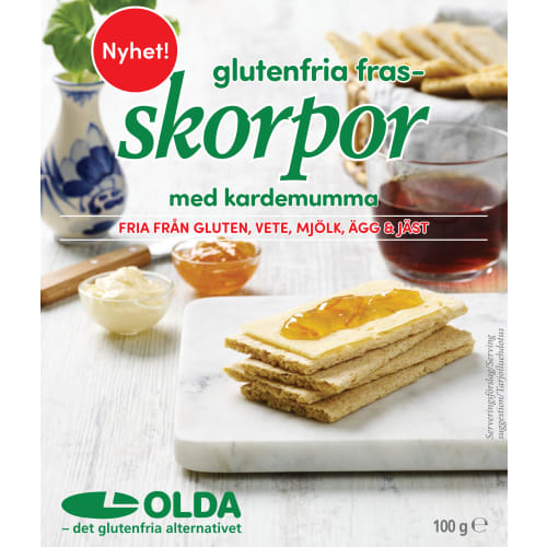 Frasskorpor med Kardemumma Glutenfritt