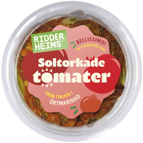 Soltorkade Tomater Örtmarinad