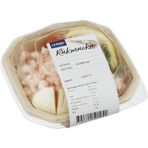 Räkmacka Maskinskalad