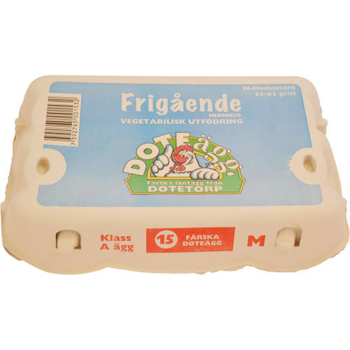 Ägg 15p Frigående Inomhus Medium