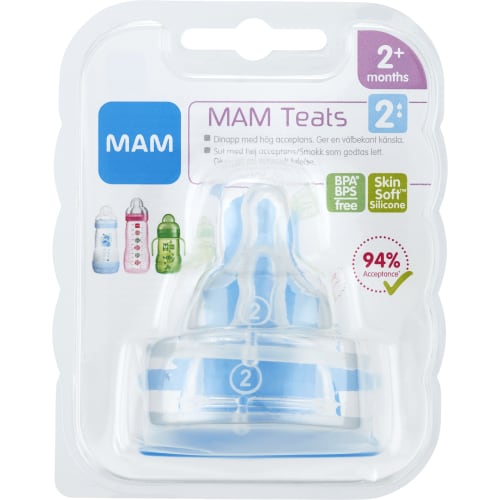 Dinapp 2 Mam Teats Från 2 Månader