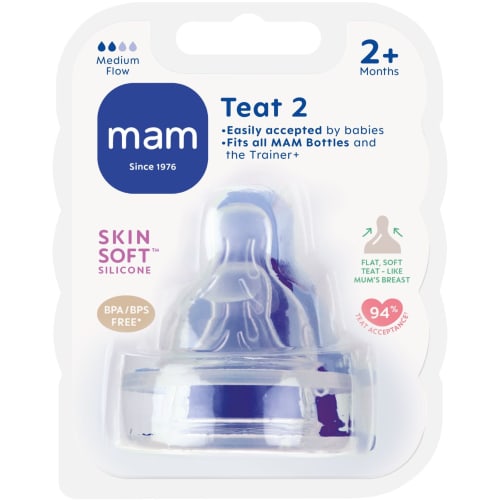 Dinapp 2 Mam Teats Från 2 Månader