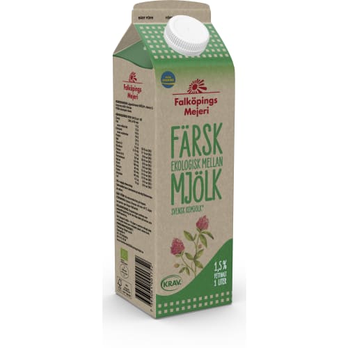 Mellanmjölk Färsk Ekologisk 1,5%