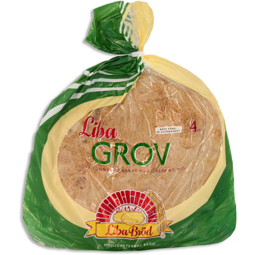 Tunnbröd Grovt 4-pack