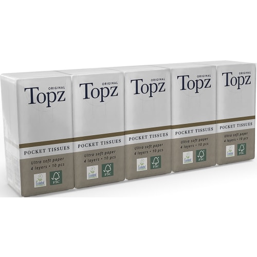 Topz Pocket Tissues Näsdukar