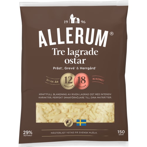 Tre Lagrade Ostar 12 & 18 Mån 29%