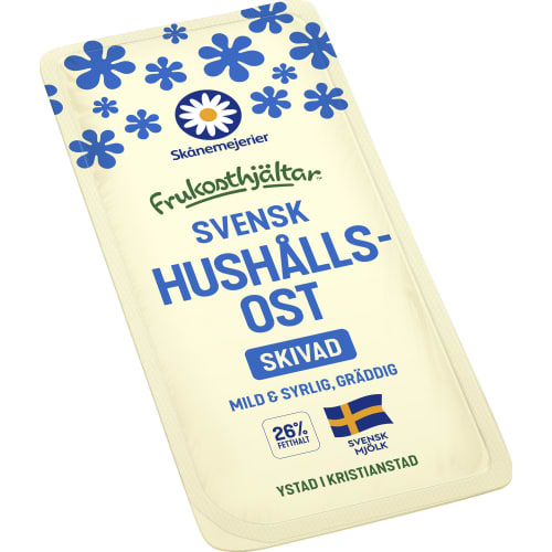 Hushållsost Skivad 26%