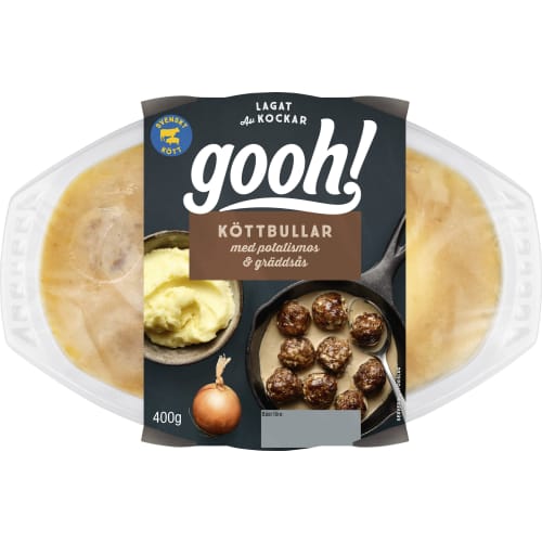 Köttbullar Potatismos Gräddsås