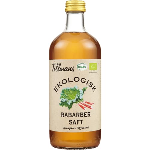 Rabarber Ekologisk Saft Glas