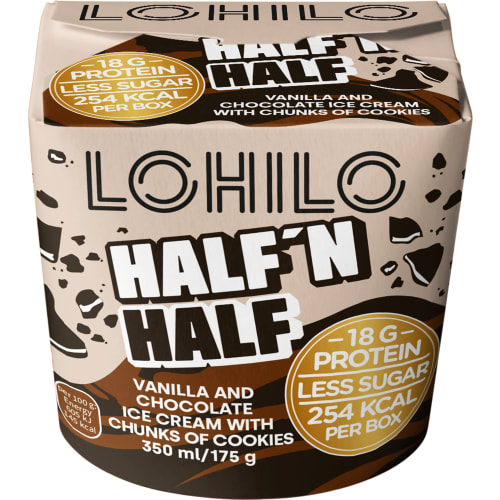 Half N' Half Vanilla & Chocolate Proteinglass
