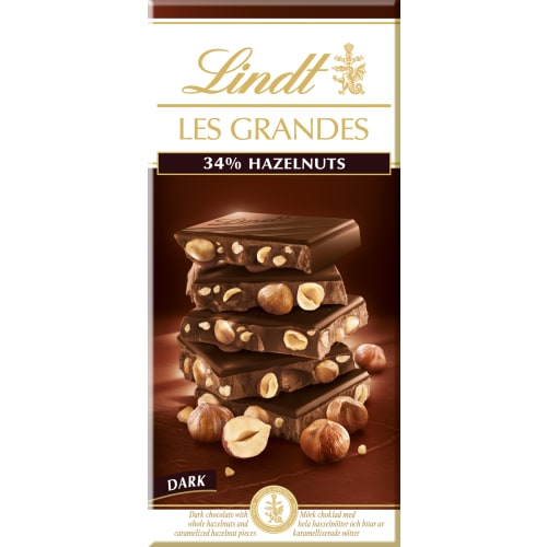 34% Hazelnuts Mörk Choklad Les Grandes