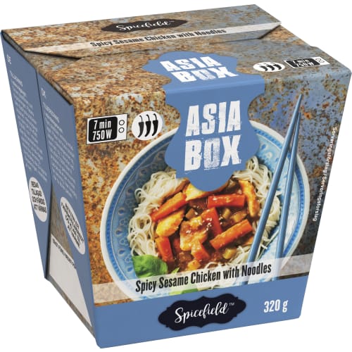 Spicy Sesame Chicken With Noodles Fryst/1 Port