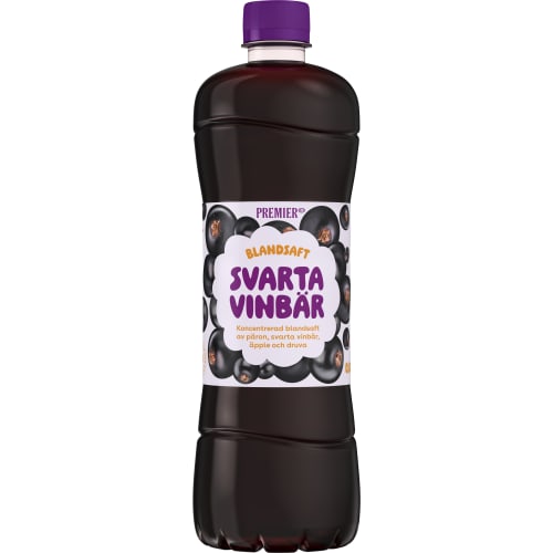 Svart Vinbär Blandsaft Pet
