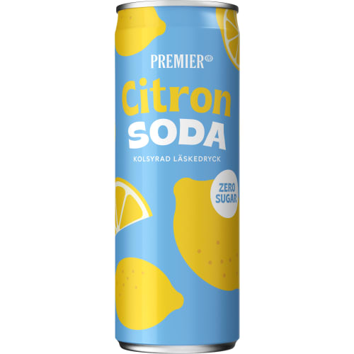 Citron Zero Läsk,burk