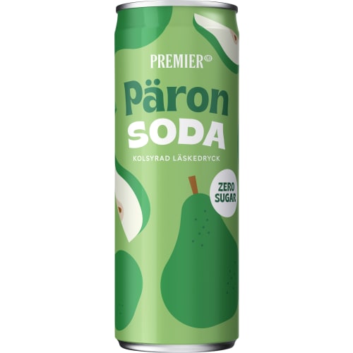 Päronsoda Zero Läsk,burk