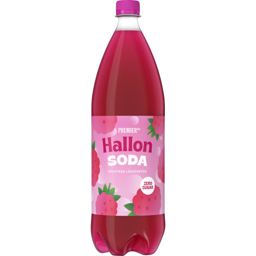 Hallonsoda Zero Läsk, Pet