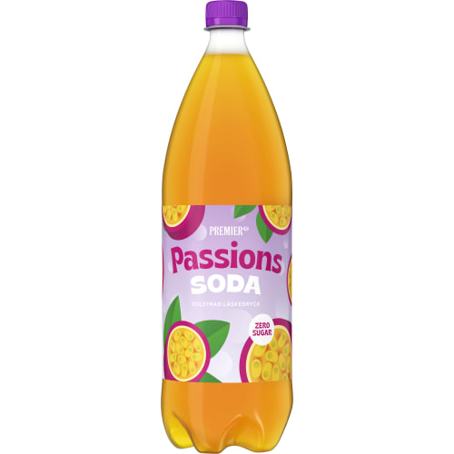 Passionsoda Zero Läsk, Pet