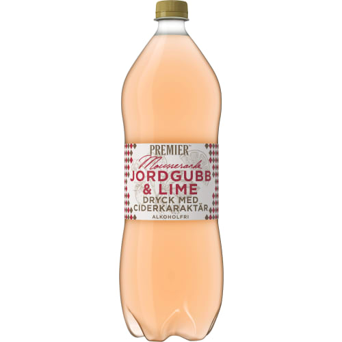 Jordgubb Lime Mousserande Dryck Ciderkaraktär Pet