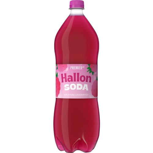 Hallonsoda Läsk Pet