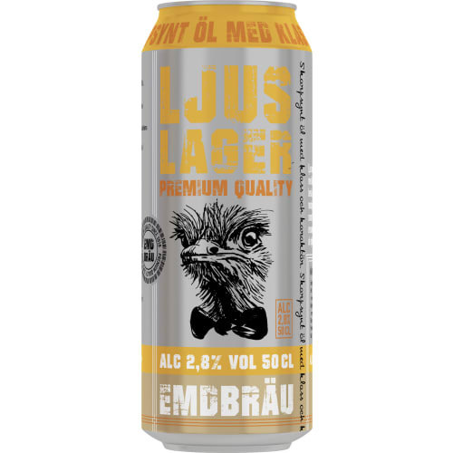 Ljus Lager Premium 2,8% Folköl Burk