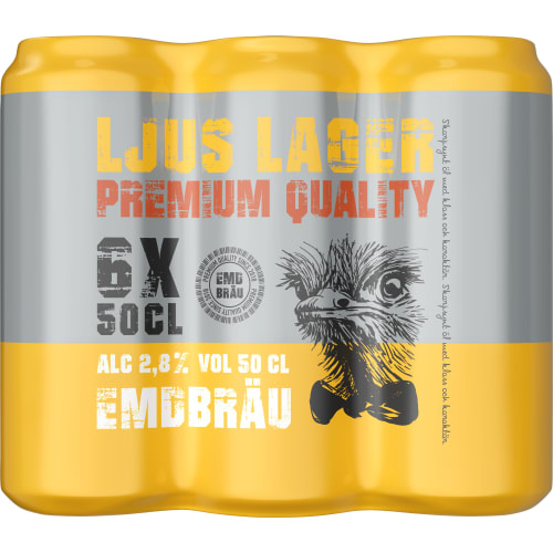 Ljus Lager Premium 2,8% Folköl Burk