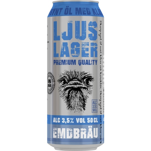 Ljus Lager Premium 3,5% Folköl Burk
