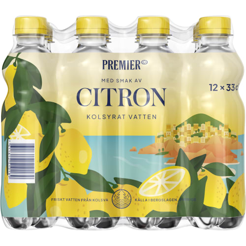Citron Kolsyrat Vatten Pet