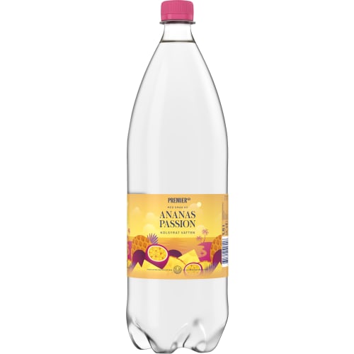 Passion/ananas Kolsyrat Vatten Pet