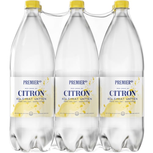 Citron Kolsyrat Vatten Pet