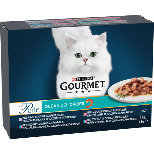 Ocean Deli Gourmet Perle Kattmat i Sås 8-pack