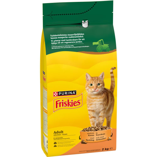 Kyckling Grön Kyckling Grönsaker Torrfoder Katt