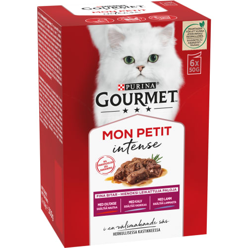 Kött Multi Sås Mon Petit Kattmat Våt 6-pack