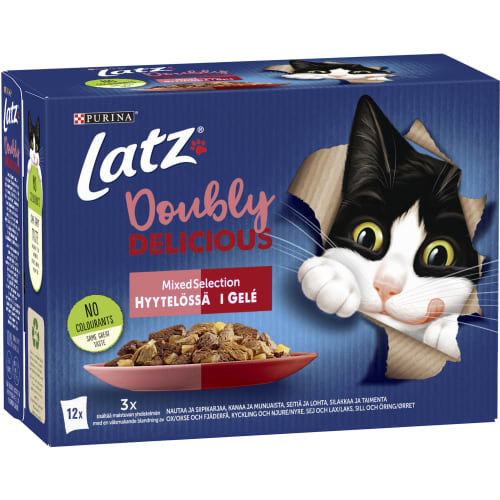 Mixed Selectio Doubly Delicious Mix Kattmat 12-pack