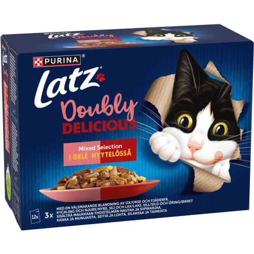 Mixed Selectio Gelé Kattmat Våt 12-pack