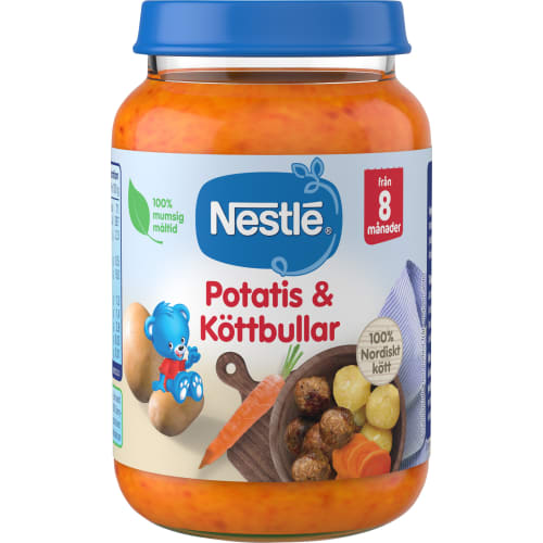 Potatis Köttbullar Från 8 Månader