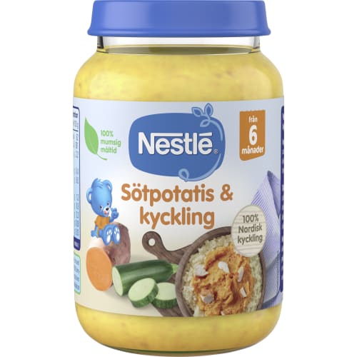 Sötpotatis & Kyckling Från 6 Månader