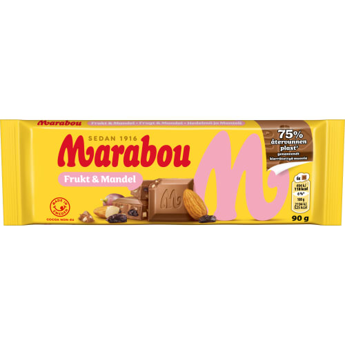 Marabou Frukt Mandel Mjölkchoklad